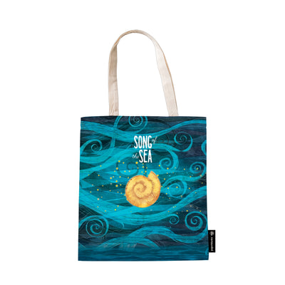 Paperblanks Song of the Sea - Irish Folkore Large Canvas Tote Bag