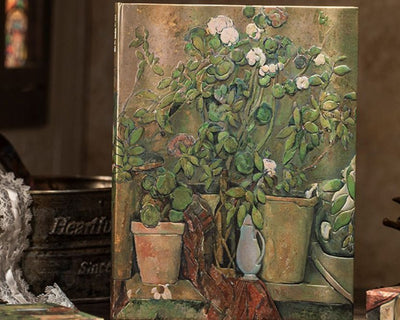 Paperblanks Cezanne's Terracotta Pots and Flowers Ultra 7 x 9 Inch Notebook