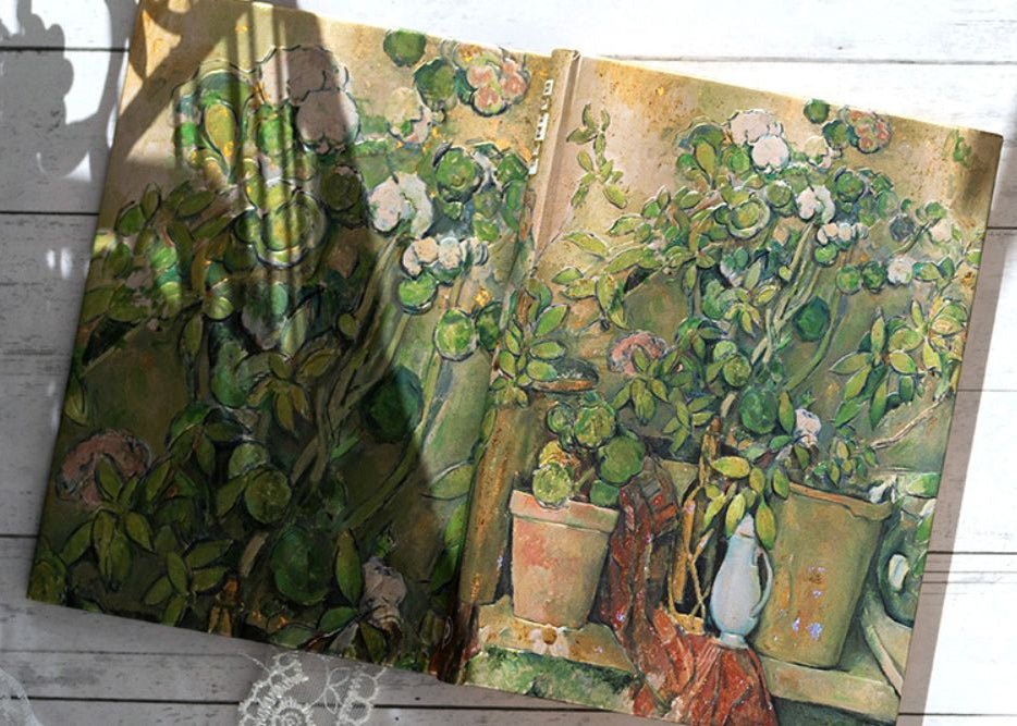 Paperblanks Cezanne's Terracotta Pots and Flowers Midi 5x7 Inch Notebook