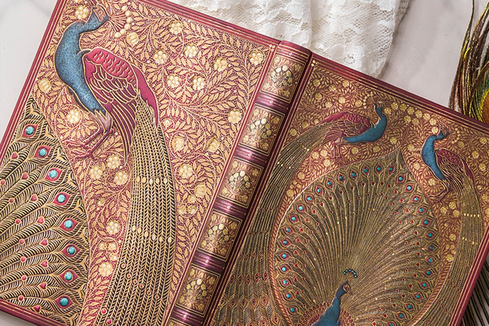 Paperblanks Hafiz's Peacocks Ultra 7x9 Inch Notebook