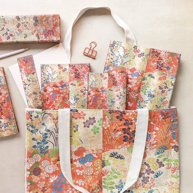 Paperblanks Kara-ori Japanese Kimono Large Canvas Tote Bag