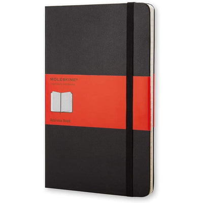 Moleskine Large Address Book Hard Cover Black