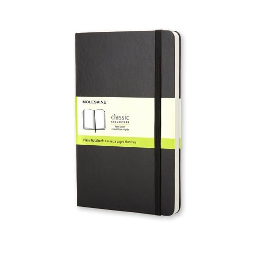 Moleskine Classic Pocket Plain Notebook Hard Cover Black