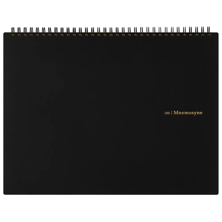 Maruman Mnemosyne Spiral Notebook A4 Landscape Grid 5mm Perforated