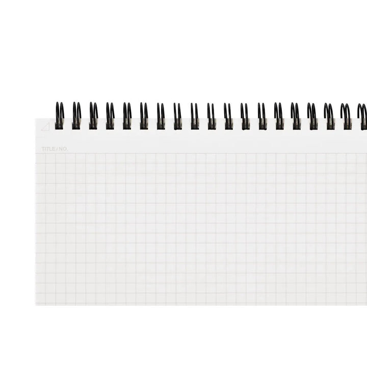 Maruman Mnemosyne Spiral Notebook A4 Landscape Grid 5mm Perforated