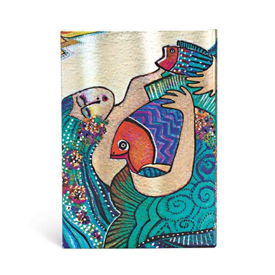 Paperblanks Laurel Burch Ocean Song Midi 5 x 7 Inch Journal