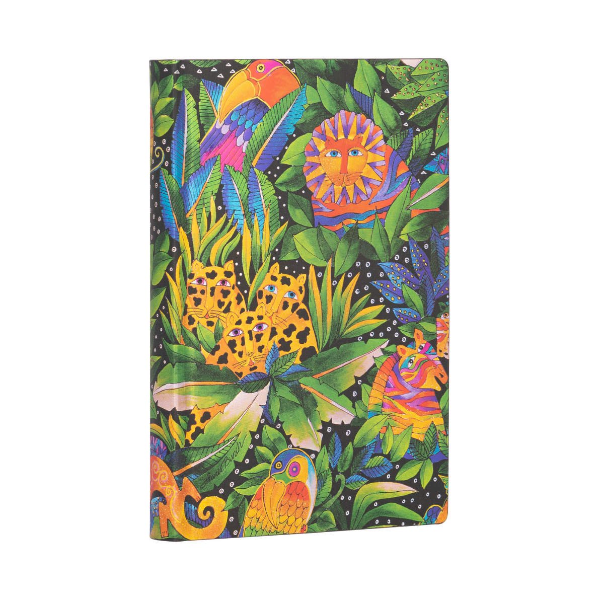 Paperblanks Flexis Laurel Burch Jungle Song Mini 3.75 x 5.5 Inch Journal