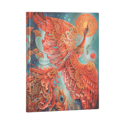 Paperblanks Birds of Happiness Firebird Ultra 7 x 9 Inch Hard Cover Notebook