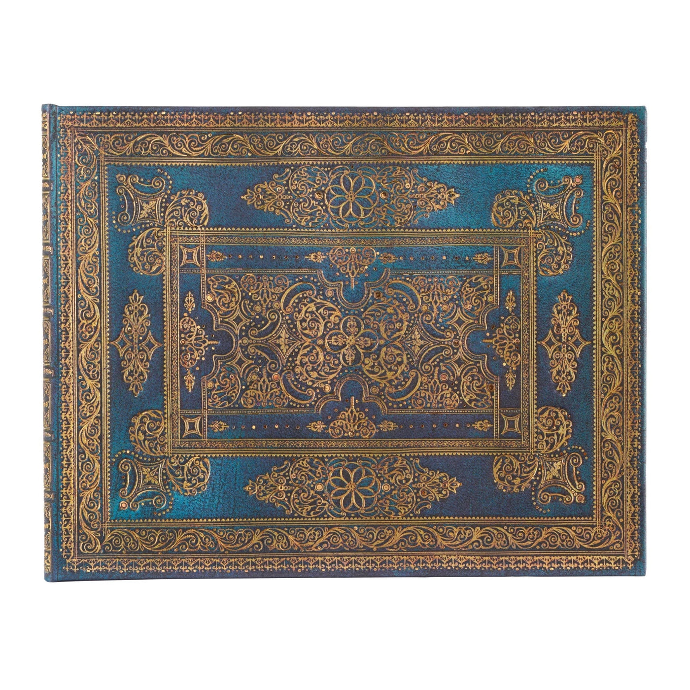 Paperblanks Luxe Design, Blue Luxe 9 x 7 Inch Guest Book