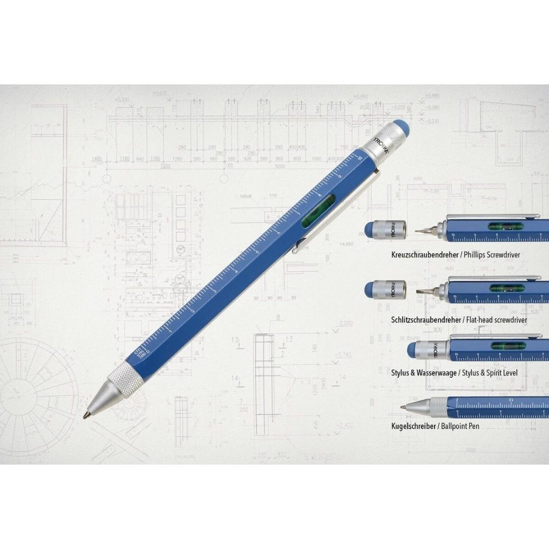 Troika Construction Multi-tool Pen Atlantic Blue