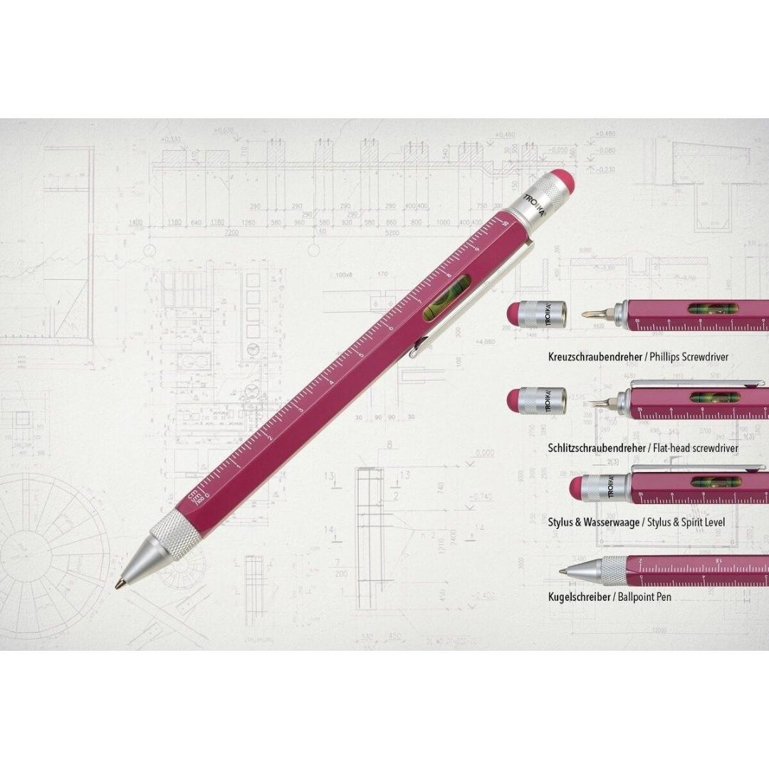 Troika Construction Multi-tool Pen Orchid Flower