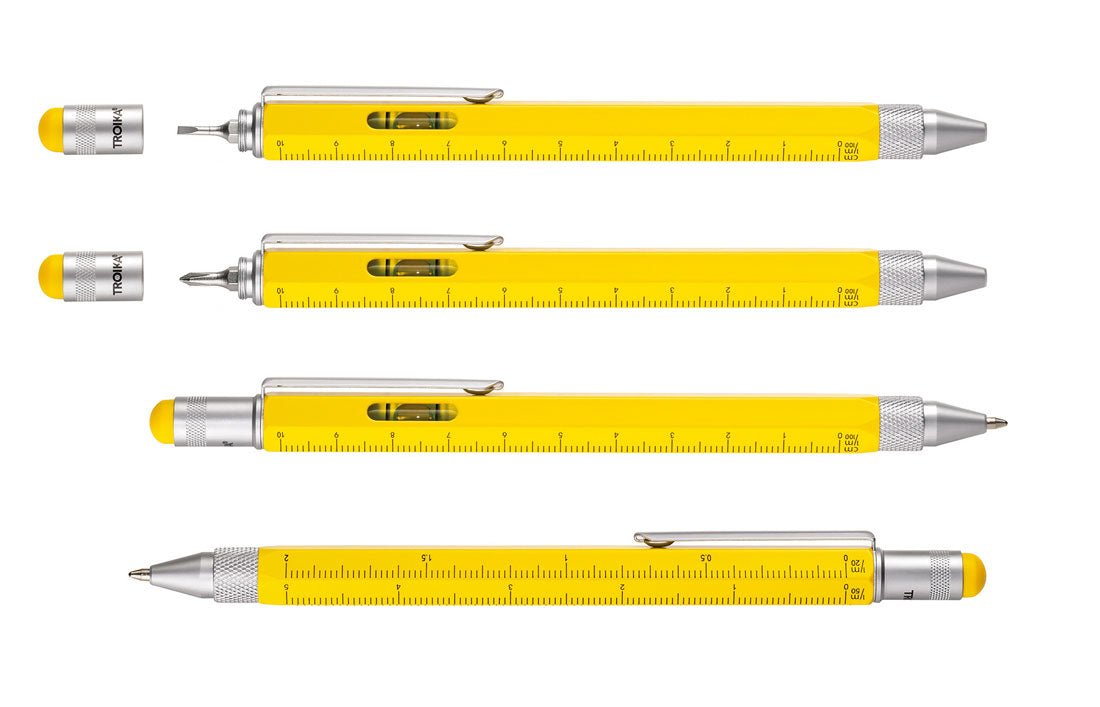 Troika Construction Multi-tool Ballpoint Pen Yellow