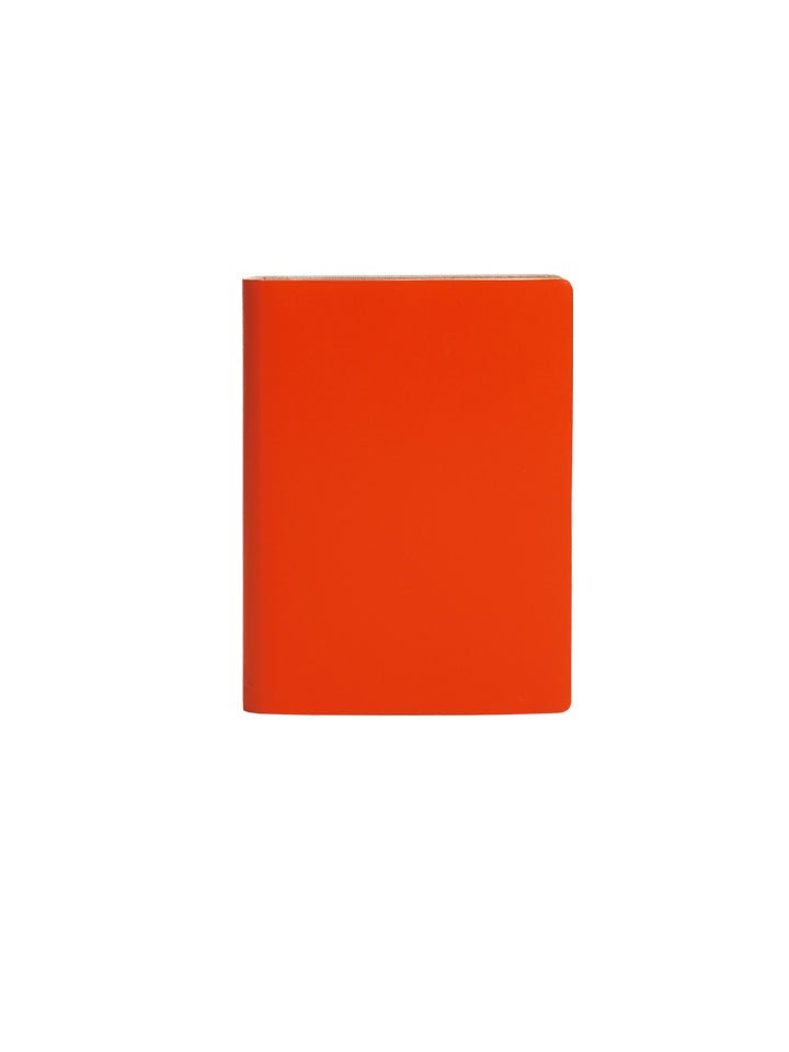 Paperthinks Recycled Leather Pocket Notebook Tangerine Orange