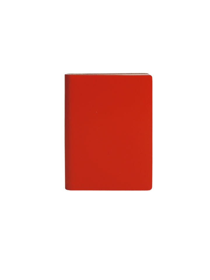 Paperthinks Recycled Leather Pocket Notebook Torrid Orange - Lined paper