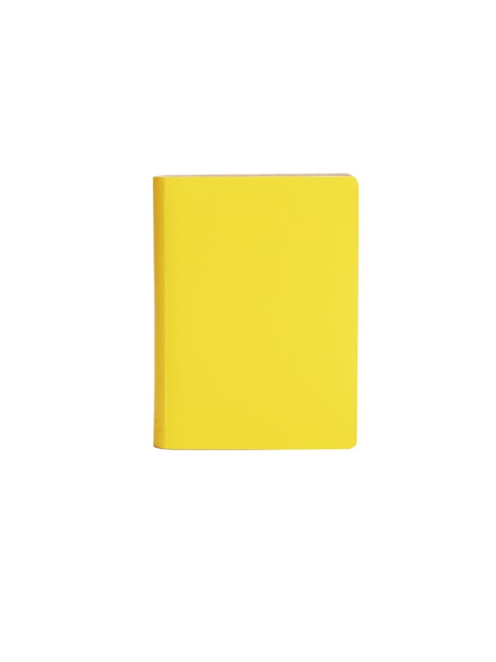 Paperthinks Recycled Leather Pocket Lined Notebook Baby Maize