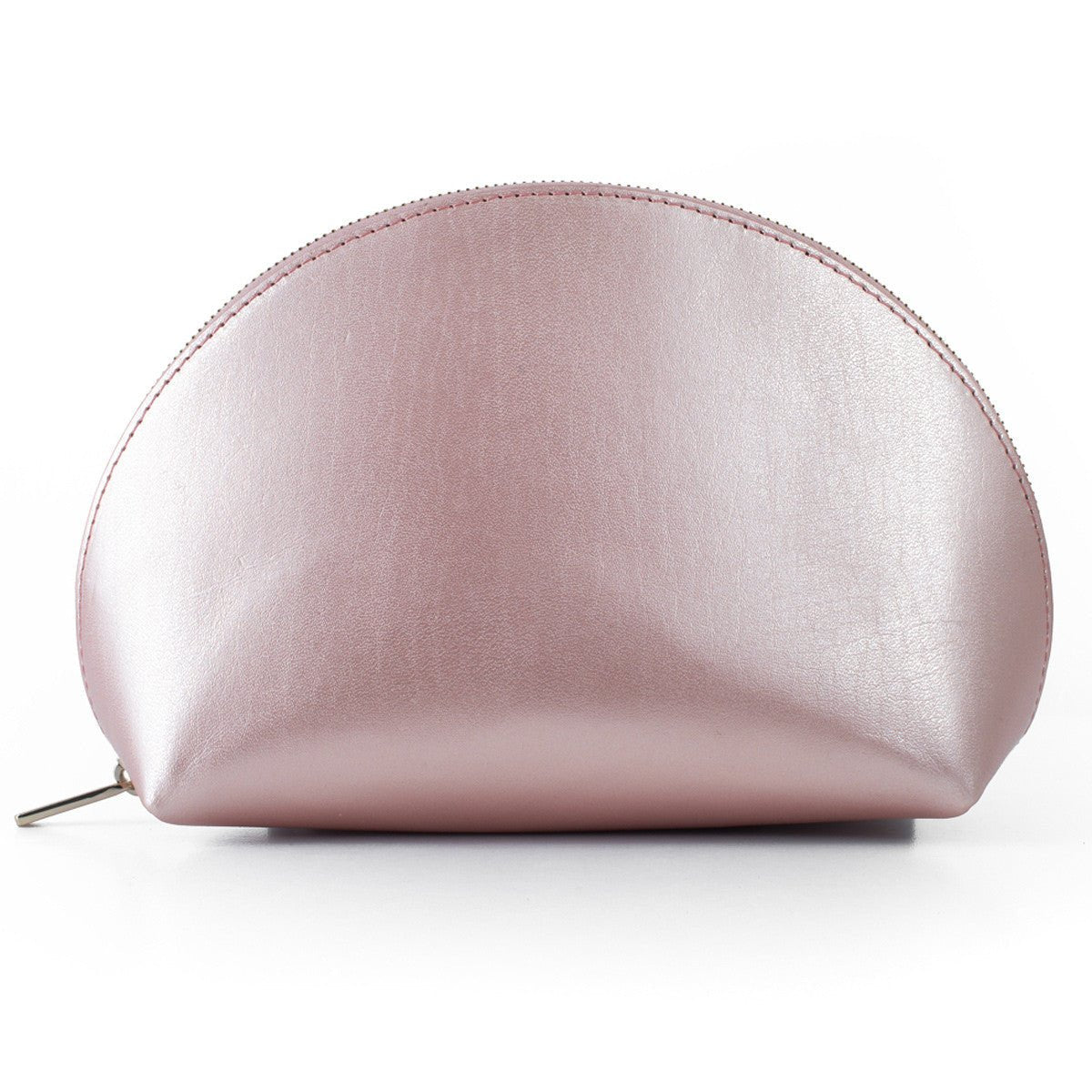 Paperthinks Recycled Leather Cosmetics Pouch -  Rose Gold - Paperthinks.us