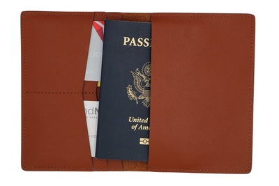 Paperthinks Recycled Leather Passport Cover Tan