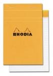 Rhodia Orange Staple Bound No.14 Pad 4 3-8"x6 3-8" lined paper