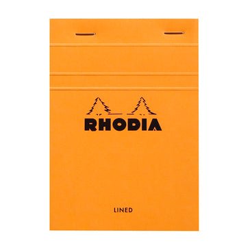 Rhodia Orange Staple Bound Pad No. 13 Lined Paper