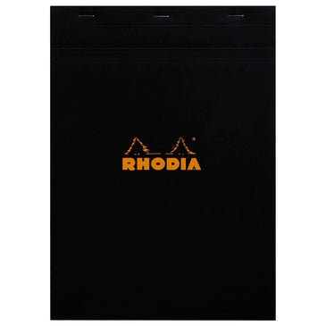 Rhodia Black Staple Bound Pad No. 18 Graph