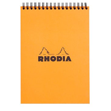 Rhodia Orange Wirebound No. 16 Pad - 6" x 8.25" Graph Paper