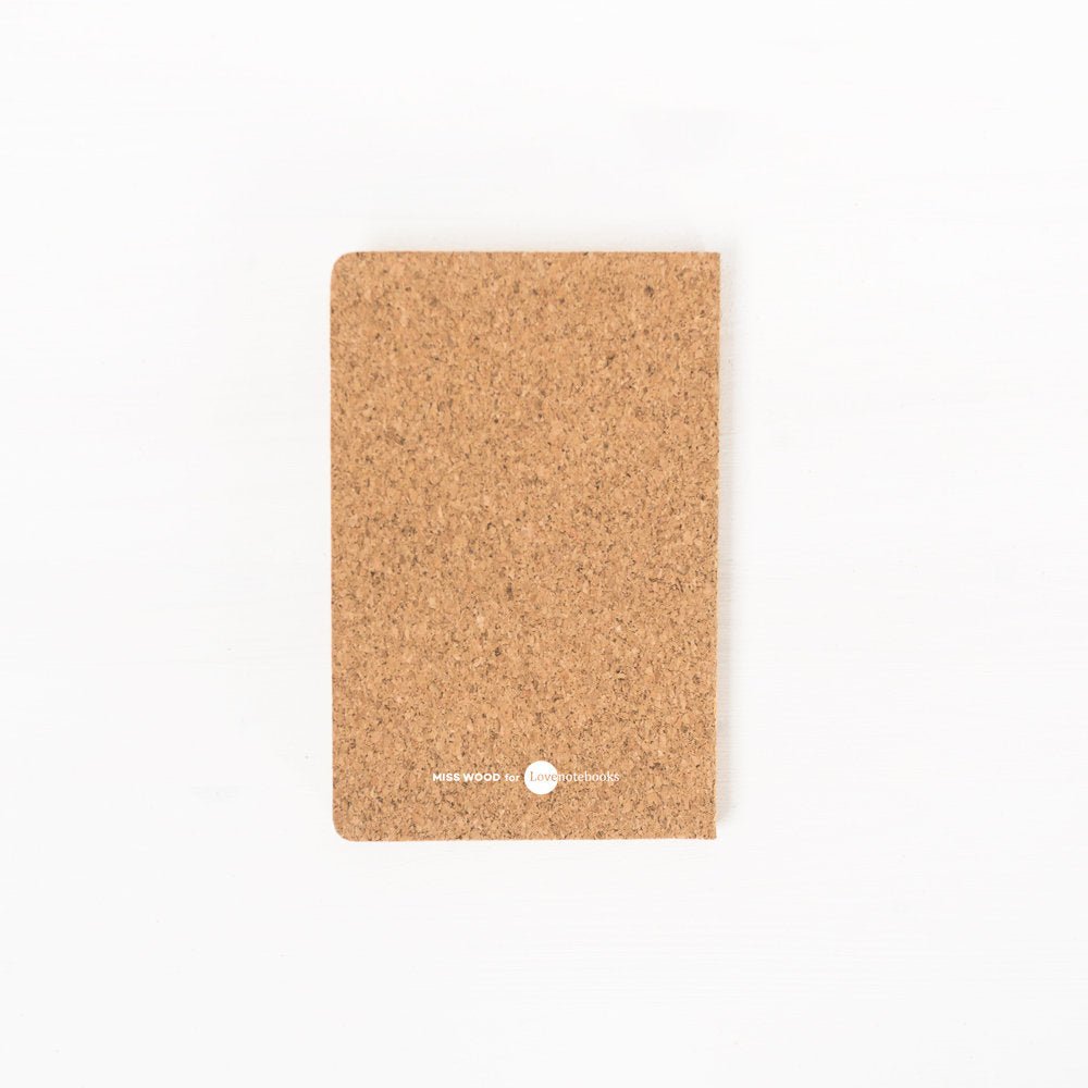 Portuguese Cork A5 Hardcover Journal with Travel is my Therapy Imprint