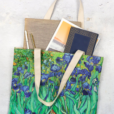 Paperblanks Van Gogh's Irises Canvas Bag