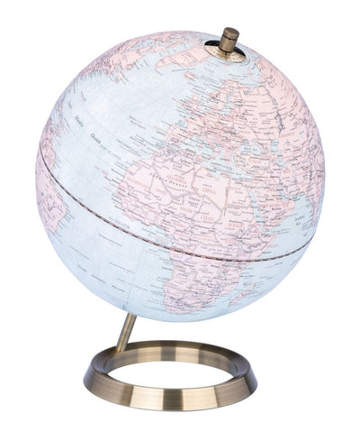 Troika 23.5 Degrees 10 Inch Globe with Relief on Metal Stand