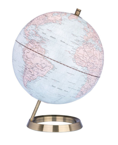 Troika 23.5 Degrees 10 Inch Globe with Relief on Metal Stand