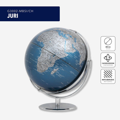 Troika JURI Globe – 12-Inch Desk Globe for Travel & Reflection