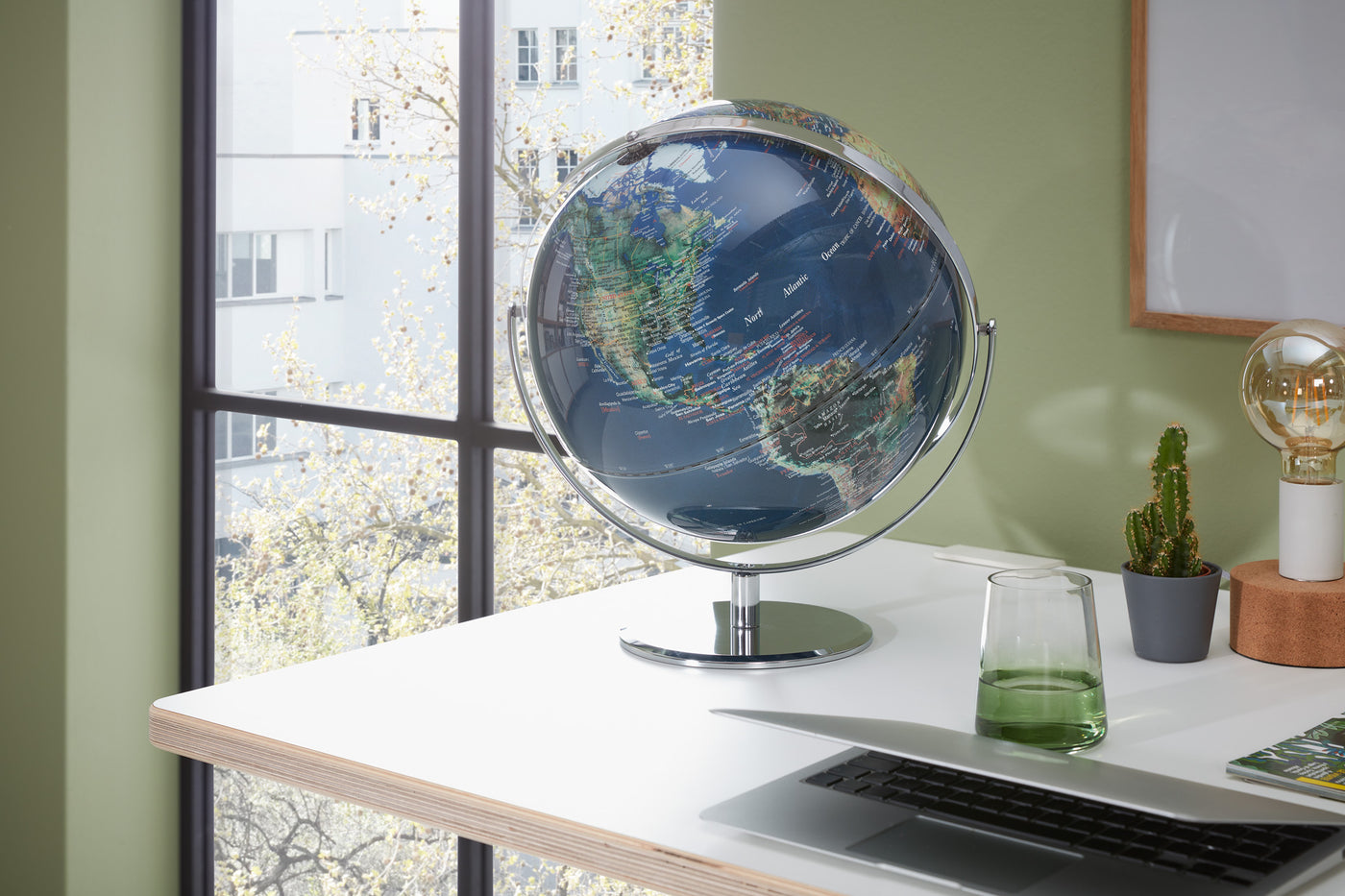 Troika JURI Globe – 12-Inch Desk Globe for Travel & Reflection