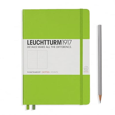 Leuchtturm Large Hard Cover Ruled Notebook Colors 5 3-4" x8 1-4