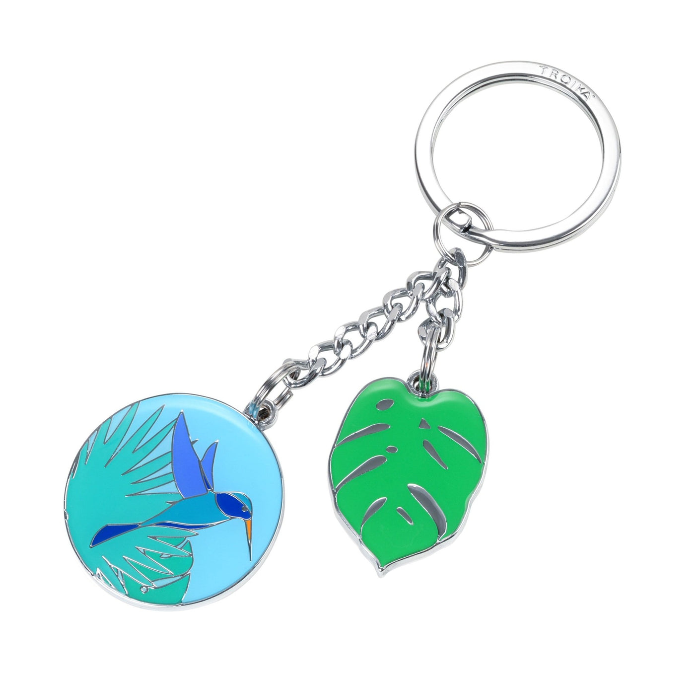 Troika Hummingbird Charm Keychain