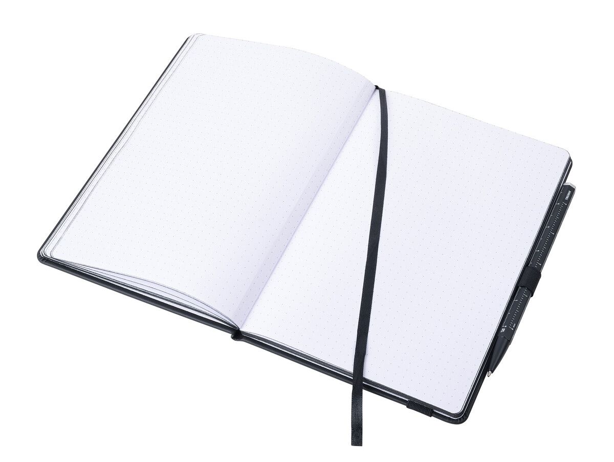 Troika SLIM PAD A5 Black Notebook & Pen Set