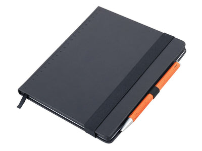 Troika SLIM PAD A5 Black Notebook & Pen Set