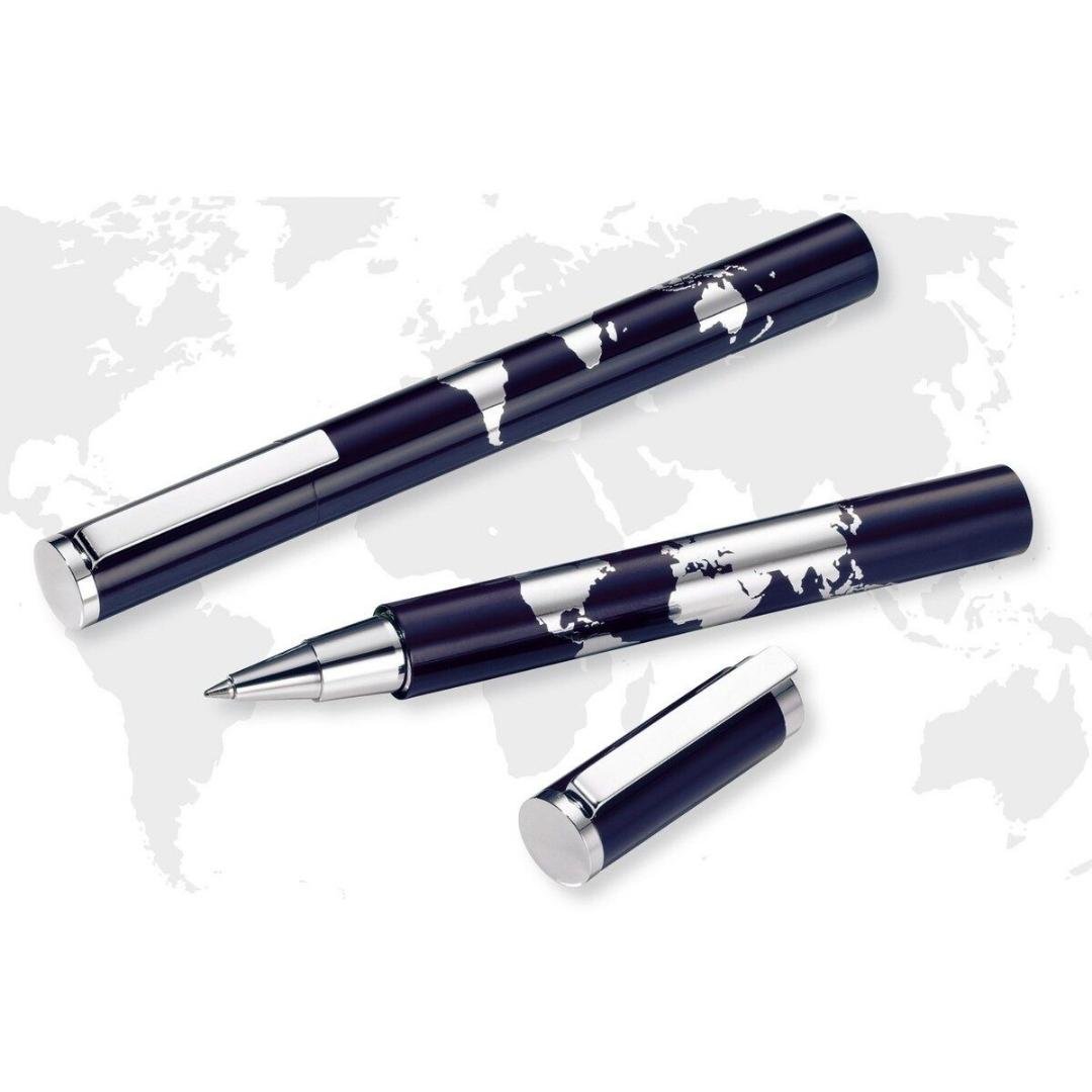 Troika World In Your Hand Blue Rollerball Pen