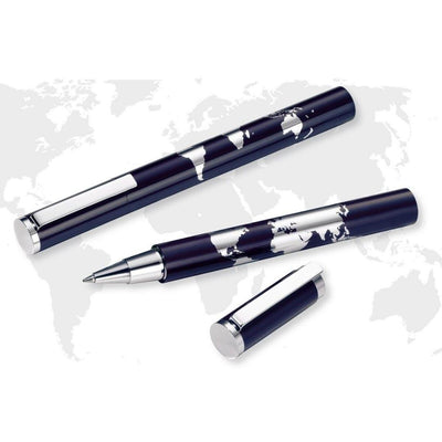 Troika World In Your Hand Blue Rollerball Pen