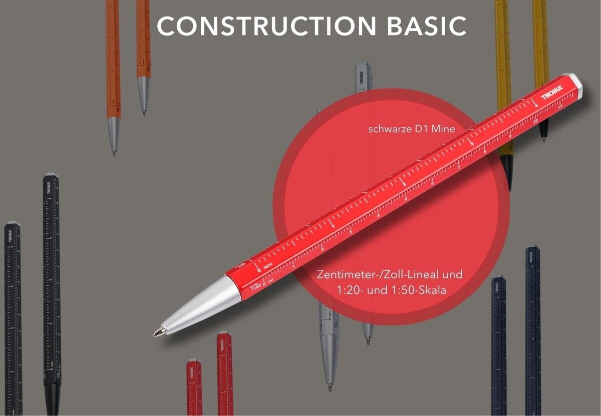 Troika Basic Construction Multi-Function Ballpoint Pen