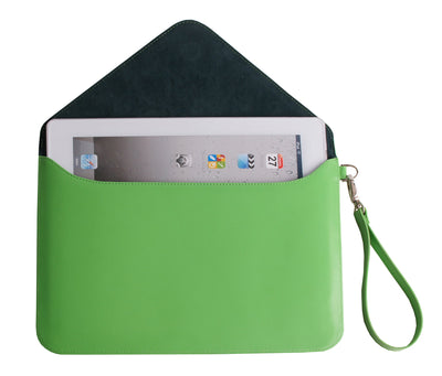 Paperthinks Recycled Leather Tablet Folio - Mint - Paperthinks.us