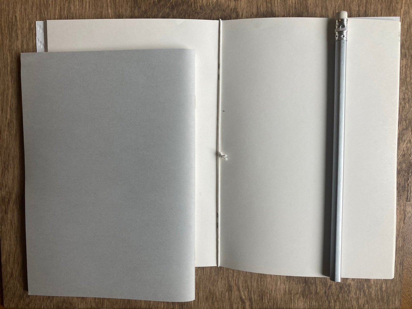 Needlepoint Monogram Refillable 5 x 7 Journal and Pencil Kit