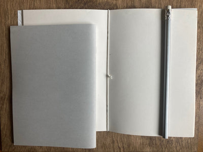 Needlepoint Monogram Refillable 5 x 7 Journal and Pencil Kit