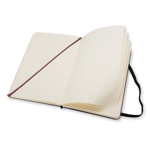 Moleskine Large Plain Notebook Hard Cover Black