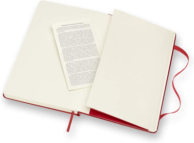 Moleskine Large Ruled Notebook Hard Cover Red