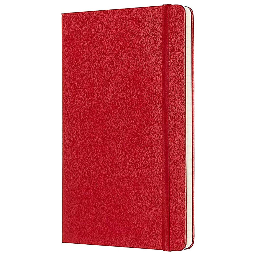 Moleskine Large Ruled Notebook Hard Cover Red
