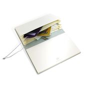 Paperthinks Recycled Leather Memo Pocket Notebook Lilac