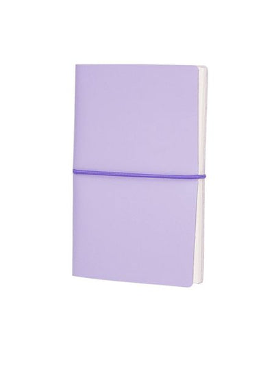 Paperthinks Recycled Leather Memo Pocket Notebook Lilac