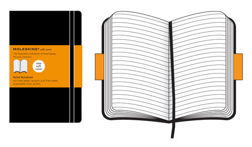 Moleskine Pocket Ruled Notebook Soft Cover