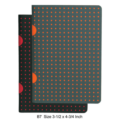 Paper-Oh Circulo Cahier Notebook B7 Size Mixed Set of 2