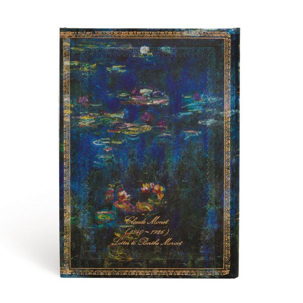 Paperblanks Monet Water Lilies Midi 5 x 7 Inch Lined Journal