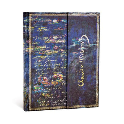 Paperblanks Monet Water Lilies Ultra 7 x 9 Inch Blank journal